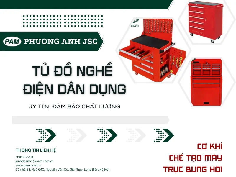 Tủ Đựng Đồ Nghề Điện Dân Dụng Giá Rẻ, Chất Lượng Tốt 