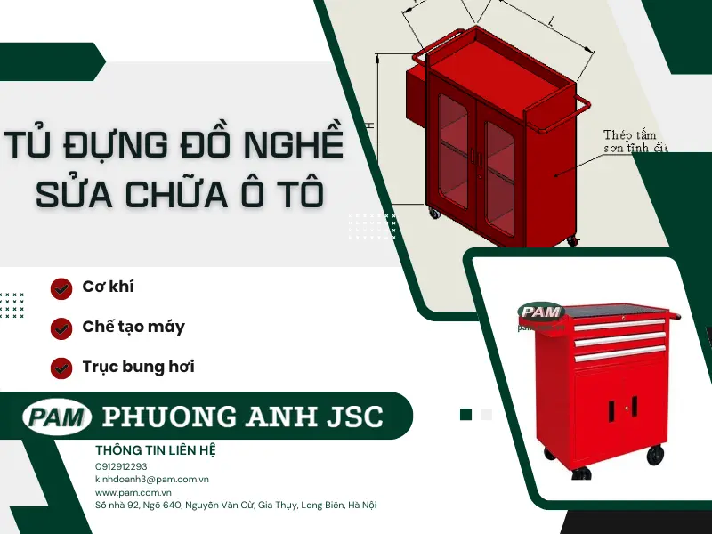 Tủ Đựng Đồ Nghề Sửa Chữa Ô Tô Chất Lượng Cao, Uy Tín, Giá Tốt 